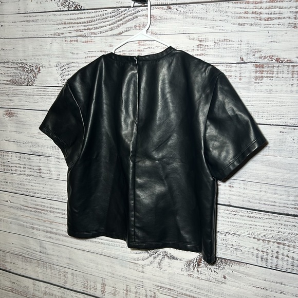 Bagatelle Black Boxy Crop Top Large - Picture 9 of 13